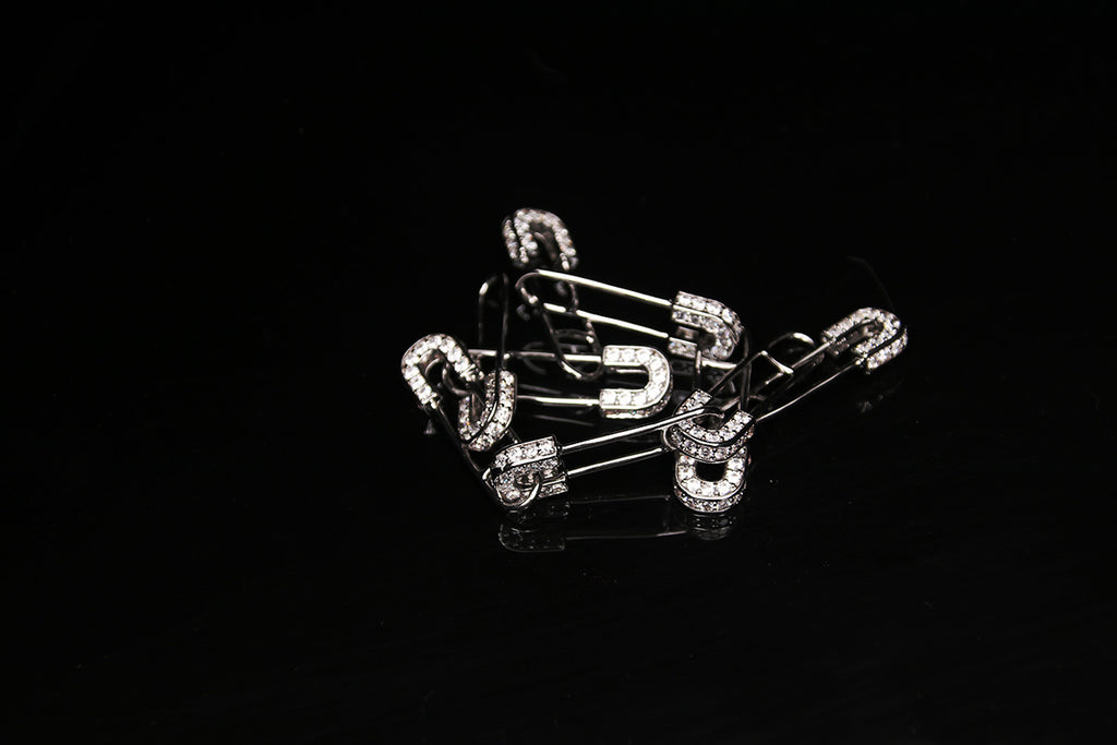 EYEFUNNY アイファニー Diamond safetypin bracelet necklace diamond poggy jbalvin kim jones clot poon