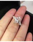 asap rocky pear diamond ring unique three stone engagement ring jeweler vvs