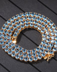 tyler the creator topaz blue tennis links chain buy tyler jewelry ice bling floweboy frank ocean