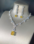 Beyoncé's Tiffany & Co diamond necklace is worth $30 million harpersbazaar.com tiffany yellow diamond necklace beyonce' from The 128-carat yellow diamond was worn by Hepburn during the Breakfast At Tiffany's press tour in 1961, and was seen again on Lady Gaga