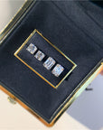 travis scott asap rocky lil uzi vert stud earrings diamond vvs gold canary