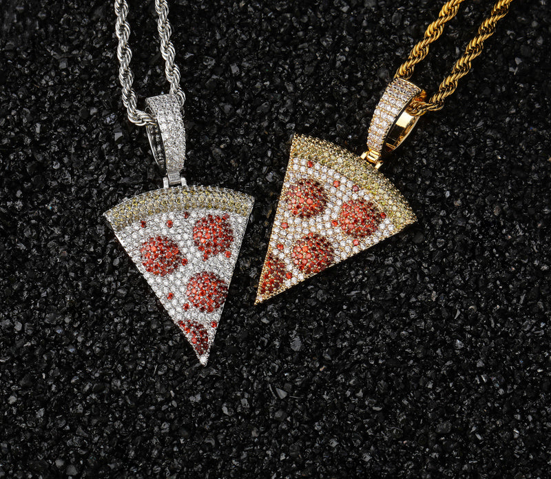 icebox pizza ifandco penant necklace chin cuban links tennis links diamond buy cheap