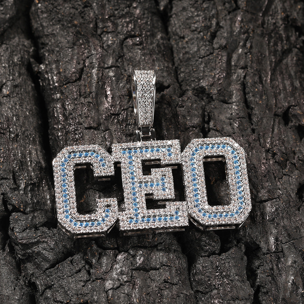 Custom A-Z baguette diamond custom Letters numbers Initial Charm pendant hollywood celebrity jewelers jewelry hip hop diamond necklace chain