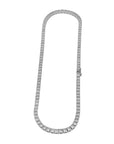 diamond princess cut tennis link diamond necklace choker chain asap rocky travis scott vlone vvs ifadnco