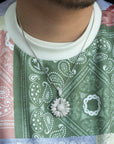 Tyler creator spinning daisy flowerboy pendant necklace diamond ifandco