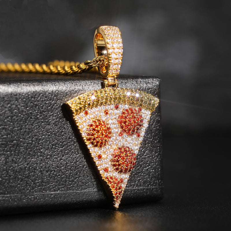 icebox pizza ifandco penant necklace chin cuban links tennis links diamond buy cheap