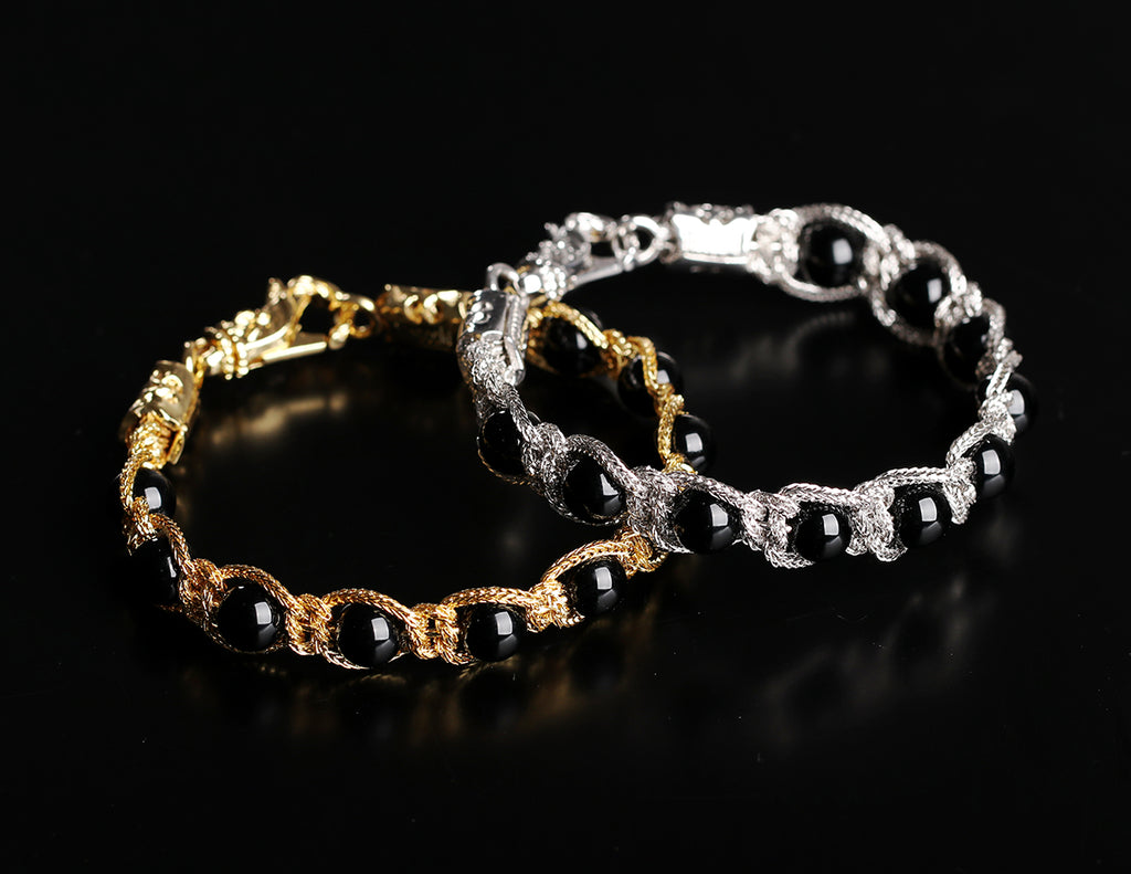 EMANUELE BICOCCHI beaded bracelet yellow gold farfetch ssense