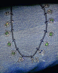 EYEFUNNY diamond daisy smiling face pendant necklace chain gdragon peaceminusone アイファニー POGGY KIM JONES VIRGIL JBALVIN