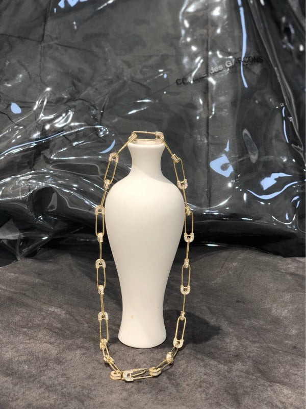EYEFUNNY アイファニー Diamond safetypin bracelet necklace diamond jbalvin rsvpgallery just don