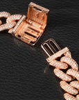 14mm cuban link fully iced micro pave diamond travis scott playboi carti asap rocky ian connor vlone vvs