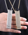JUUL Vape E-Cig fully iced case Pendant Holder Cover Case diamond shopgld