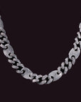 gucci link gg cuban link combo necklace chain diamond gold vvs ifandco shopgld travis scott migos