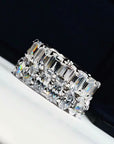 Kylie Jenner signature eternity band ring in oval kylie ring diamond