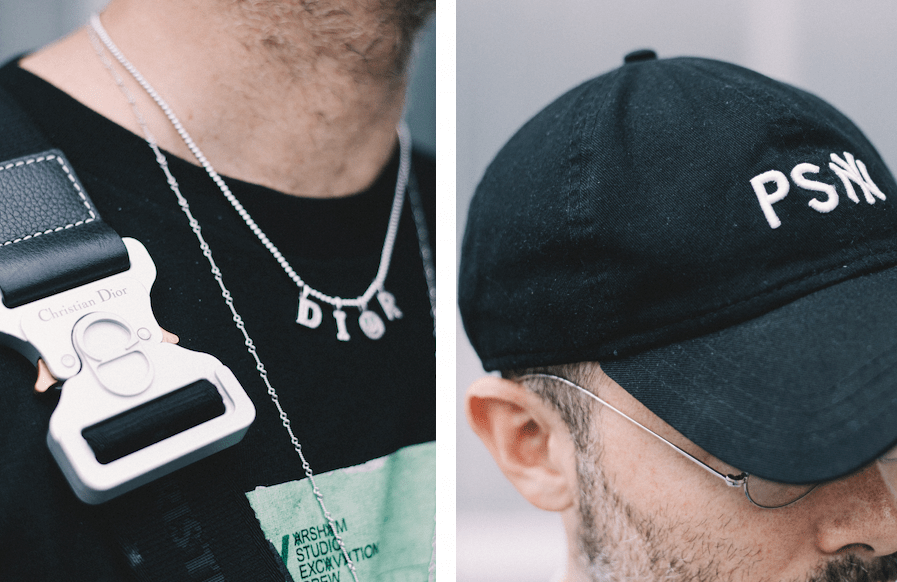 dior bag eyefunny custom letter diamond alphabet necklace chain