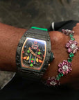 frank kandi man blonde Ocean instagram flower bracelet diamond rave bracelet daisy