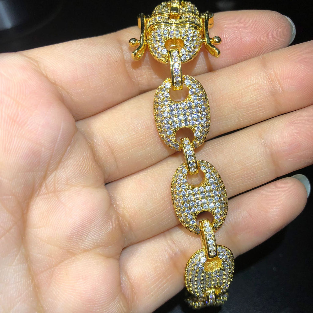 gucci link chain 13mm diamond necklace bracelet affordable jewelry lifetime guarantee shopgld