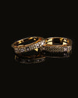 hamburger ring as seen on Nigo in multicolored vvs diamond ifandco