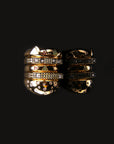 hamburger ring as seen on Nigo in multicolored vvs diamond ifandco