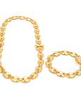 Iced out gucci link single row 13mm necklace/bracelet chain multicolored