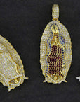 Lady of Guadalupe virgin Mary pendant & necklace chain