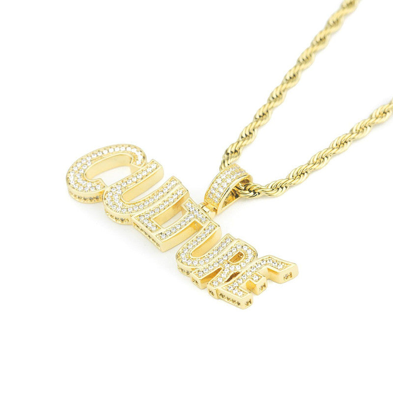Migo yung rich nation culture YRN pendant necklace chain vvs diamond offset quavo takeoff ifandco custom jewelry