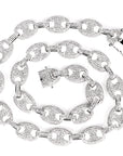 gucci link chain 12mm diamond necklace bracelet affordable jewelry lifetime guarantee shopgld