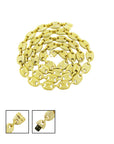 Iced out gucci link mariner link chain 9mm Gold Canary Lemonade