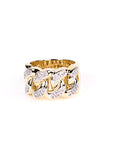 iced out ring diamond micro pave vvs yellow gold affordable hip hop jewelry