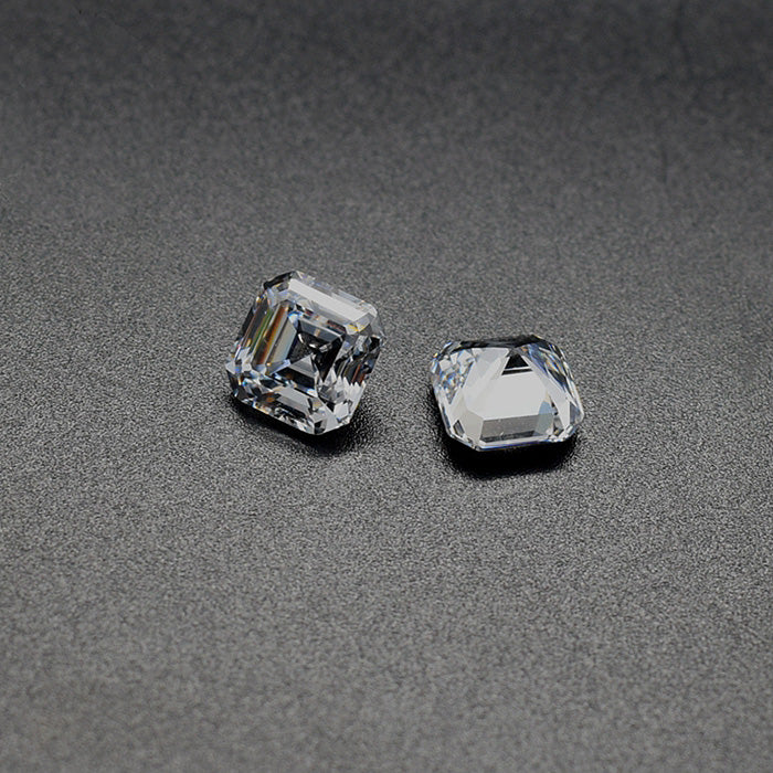 Nano Asscher Cut Diamond Cross jacob mrflawless pendant necklace chain ifandco