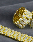 Iced out Presidential bracelet