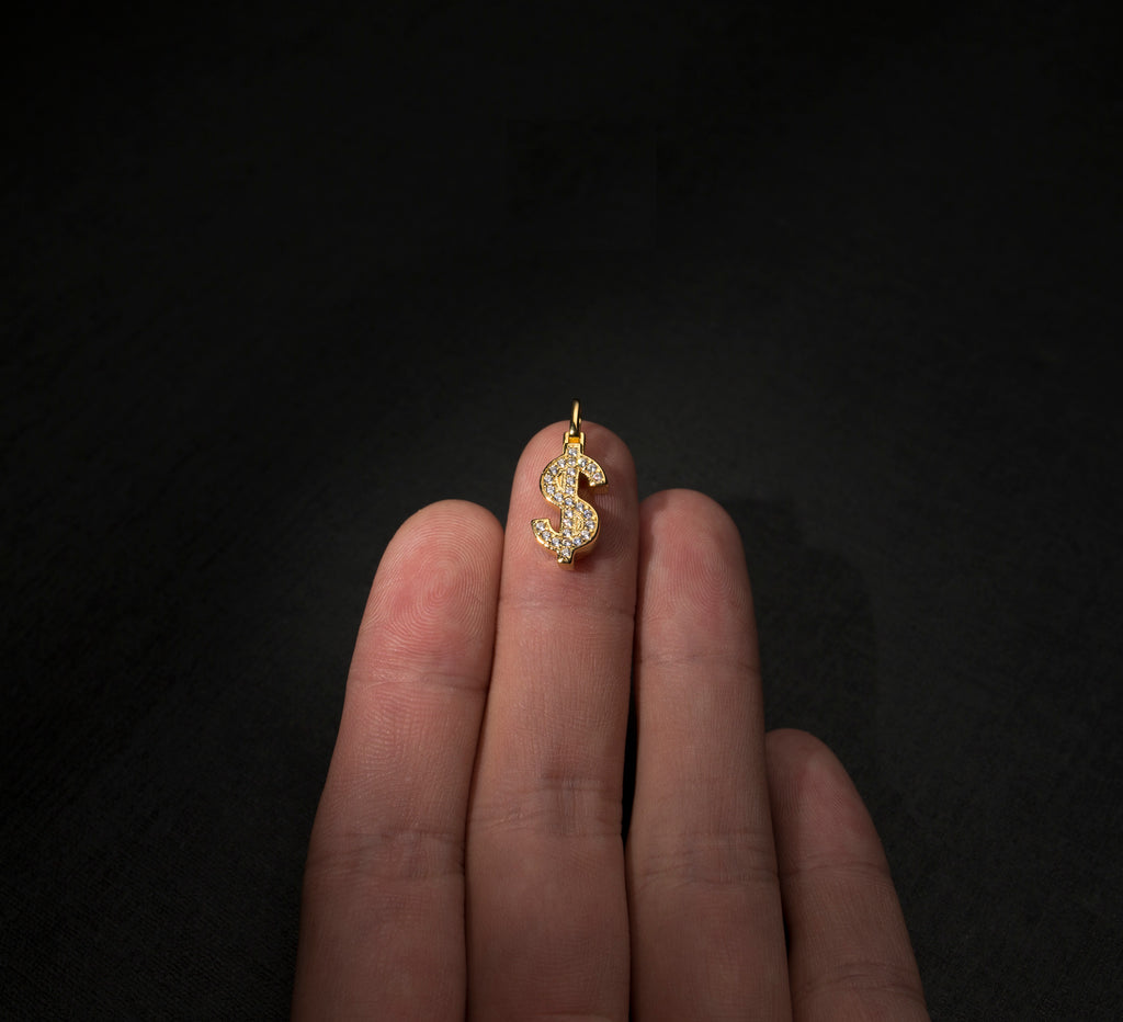 greg yuna pico dollar sign money nano jesus pendant necklace chain