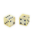 18k Gold Diamond Dice