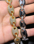 gucci link chain 13mm diamond necklace bracelet affordable jewelry lifetime guarantee shopgld