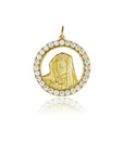 MICRO VIRGIN MARY MEDALLION ifandco pendant necklace affordable jewelry