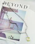 Beyoncé's Tiffany & Co diamond necklace is worth $30 million harpersbazaar.com tiffany yellow diamond necklace beyonce' from The 128-carat yellow diamond was worn by Hepburn during the Breakfast At Tiffany's press tour in 1961, and was seen again on Lady Gaga