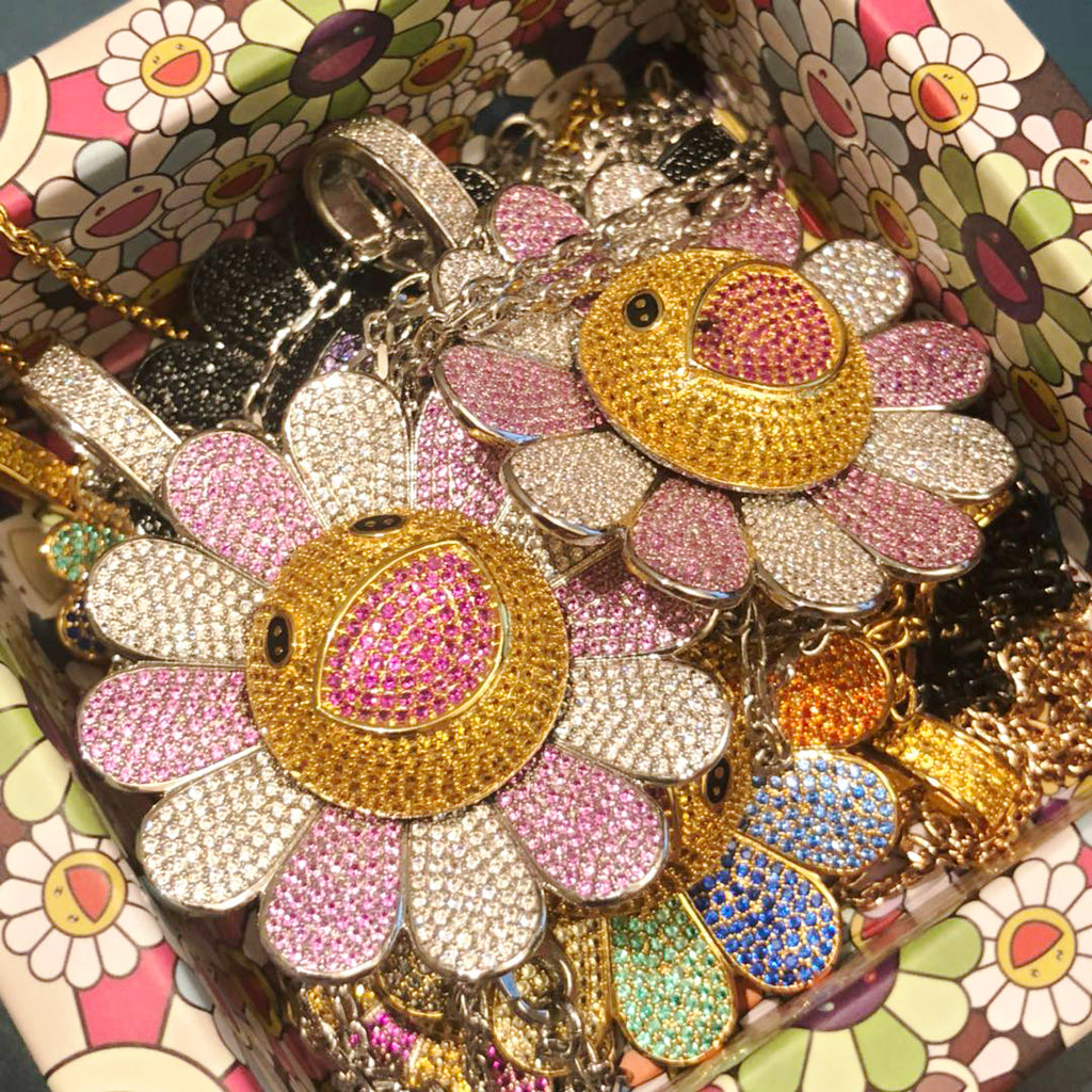 Murakami flower fidget spinner takashi murakami ifandco