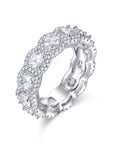 Kylie Jenner signature eternity band ring in oval kylie ring diamond