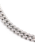 Cuban link chain 13mm fully iced with custom clasp ifandco icebox