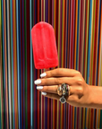 hamburger rings as seen on Nigo in multicolored vvs diamond ifandco