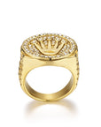 Rolex crown ring fully iced diamond presidential diamond ifandco shopgld
