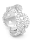 gucci link ring vvs diamond ifandco as seen on drake affordable hip hop jewelry