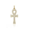 Ankh bold pendant large gold