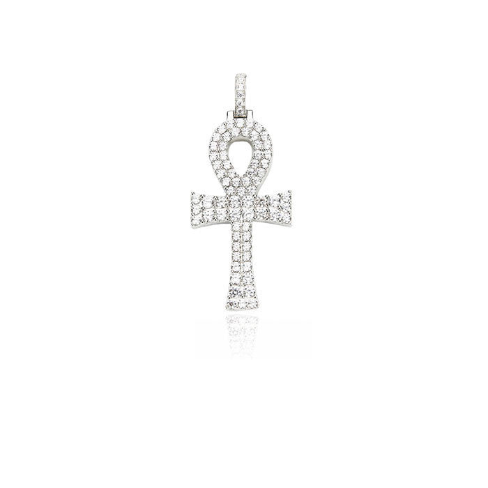 Ankh bold pendant necklace chain diamond affordable hip hop