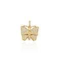 playboi carti butterfly pendant necklace chain vvs diamond ifandco uzi