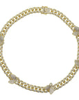 12mm miami cuban link butterfly choker diamond kylie jenner stormi playboi carti