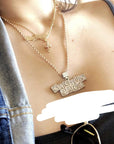 kylie jenner travis scott gift diamond chain necklace cactus scott