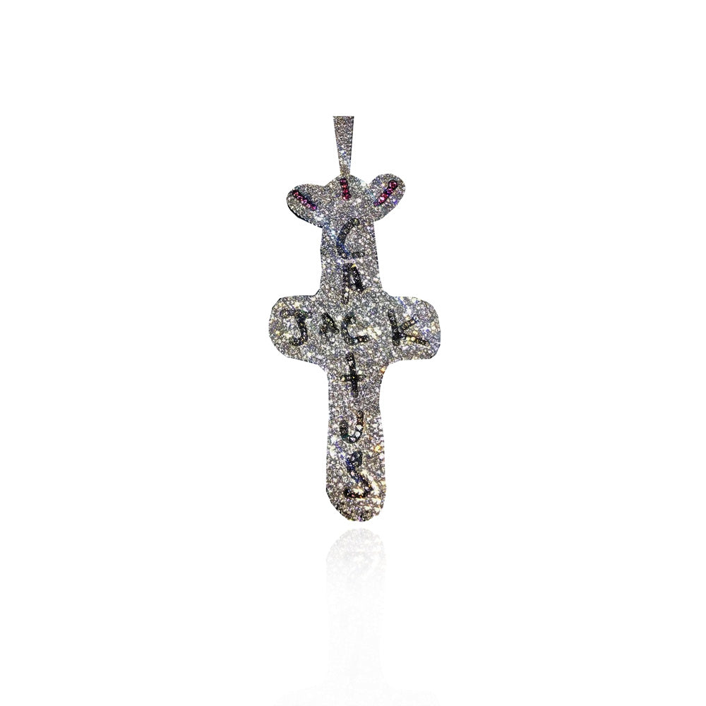La flame Travis Scott Cactus Jack necklace pendant gucci link ifandco