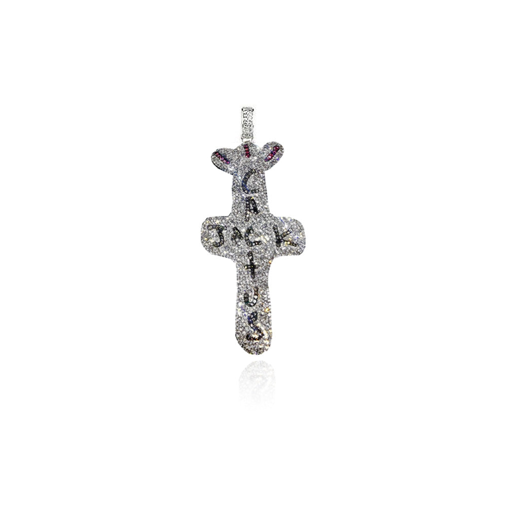 La flame Travis Scott Cactus Jack necklace pendant free matching chain gucci link ifandco