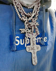 travis scott kylie jenner cactus jack necklace pendant diamond chain stormi