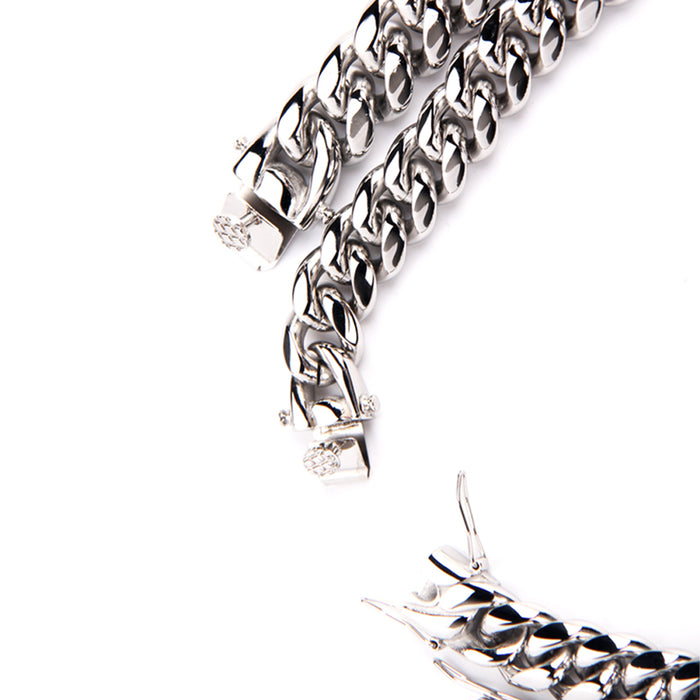 cuban link ifandco chain necklace